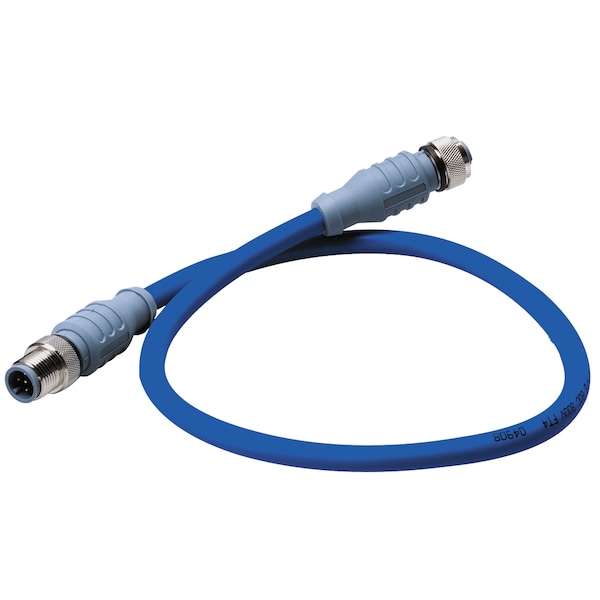 Mid Double-Ended Cordset-3M Blue